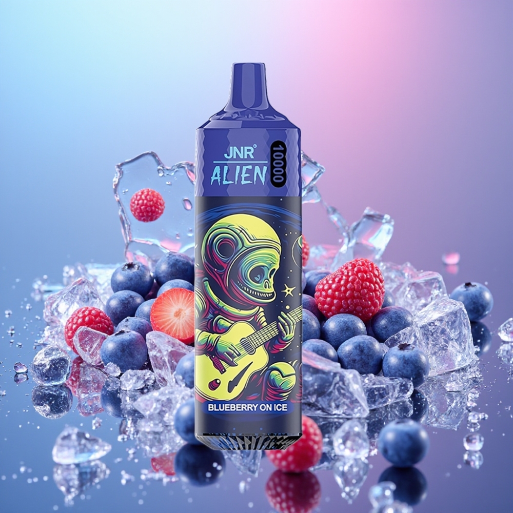 JNR Alien 10000 Puffs Borovica s ľadom 850mAh 20ml RGB