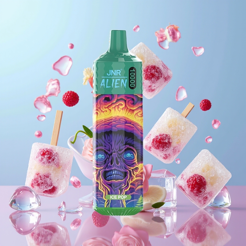 JNR Alien 10000 Puffs Ledový cúrkok, 850mAh, 20ml, Typ-C