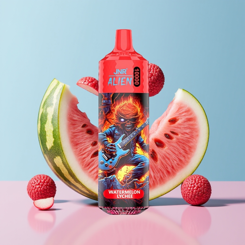 JNR Alien 10000 Puffs Vodný melón Lychee 850mAh 20ml RGB