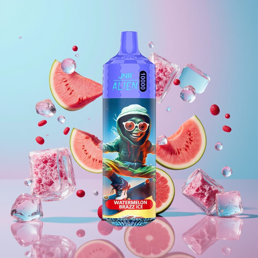 JNR Alien 10000 Puffs Vodový Brazz Ice 850mAh 20ml RGB