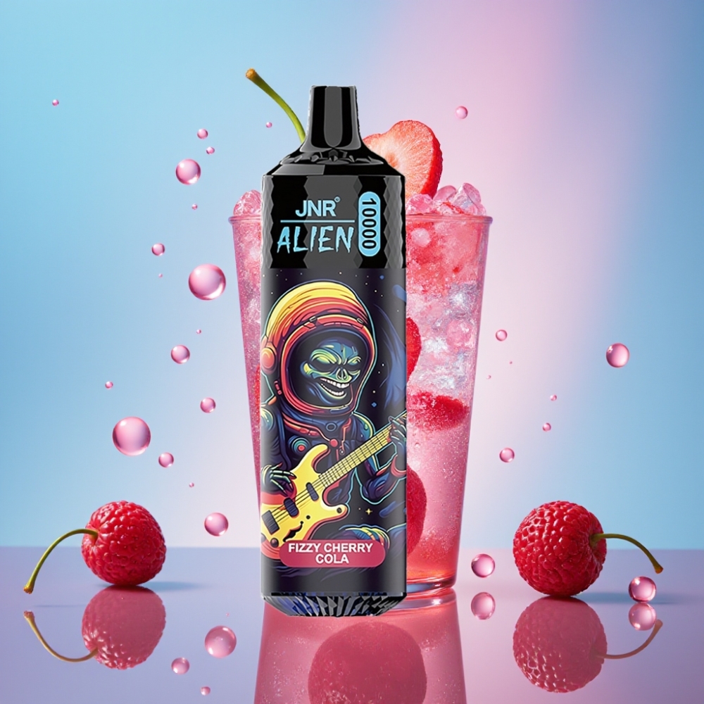 JNR Alien 10000 Puffs Šumivá Čerešňová Kola 850mAh 20ml RGB