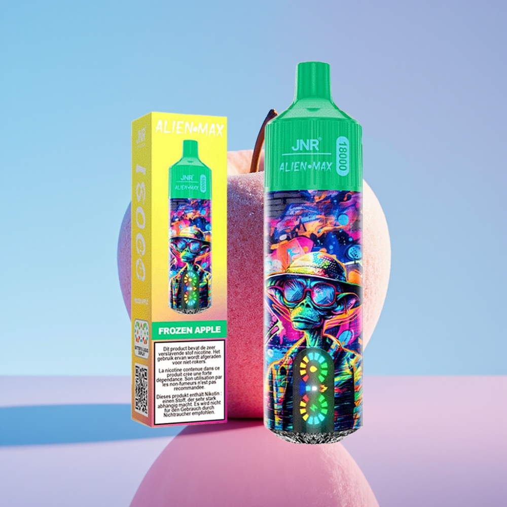 JNR Alien Max 18000 Puffs Zmrazené Jablko, 28ml, 850mAh, 5%