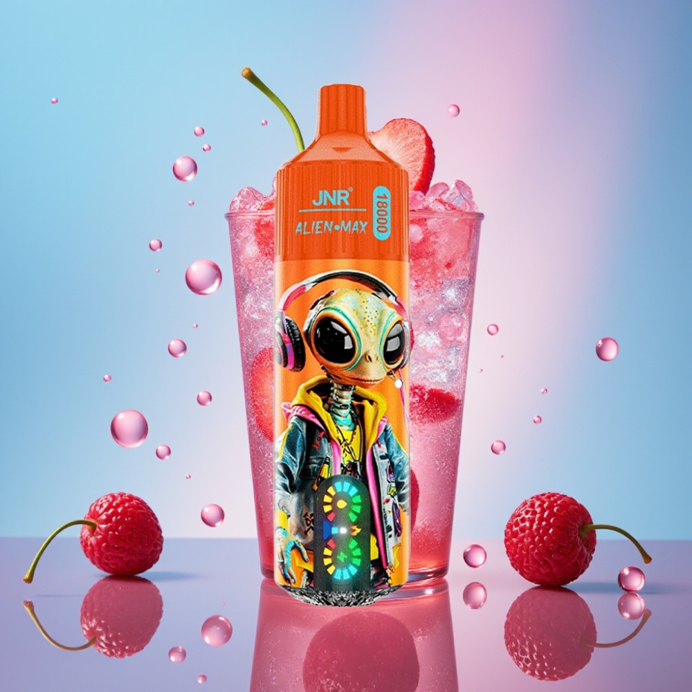 JNR Alien Max 18000 Puffs Šumivá Čerešňová Kola, 28ml, 850mAh, Typ-C JNR Alien Max 18000 Puffs Šumivá Čerešňová Kola, 28ml, 850mAh, Typ-C