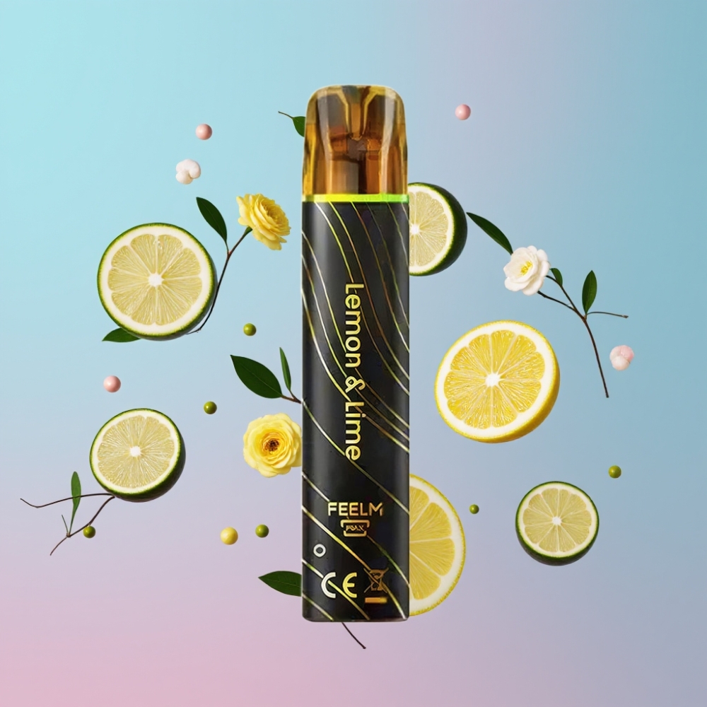 JNR Black&Golden 800 Puffs Disposable Vape Citrón & Limetka 550mAh 2ml 2%