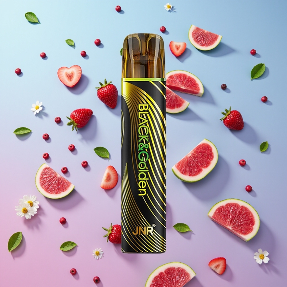 JNR Black&Golden 800 Puffs Disposable Vape Láska 419, 550mAh, 2ml, TPD, 2% nikotín