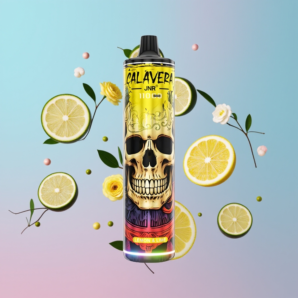 JNR Calavera 11000 Puffs Disposable Vape Citrón & Limetka, 850mAh, 21ml, 1.0ohm Mesh JNR Calavera 11000 Puffs Disposable Vape Citrón & Limetka, 850mAh, 21ml, 1.0ohm Mesh