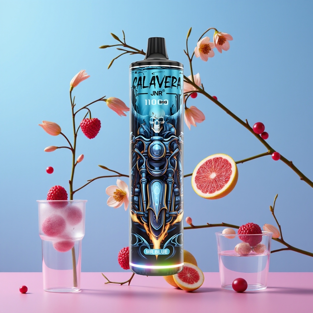 JNR Calavera 11000 Puffs Disposable Vape Pán Modrý, 21ml, 1.0ohm Mesh, 850mAh JNR Calavera 11000 Puffs Disposable Vape Pán Modrý, 21ml, 1.0ohm Mesh, 850mAh