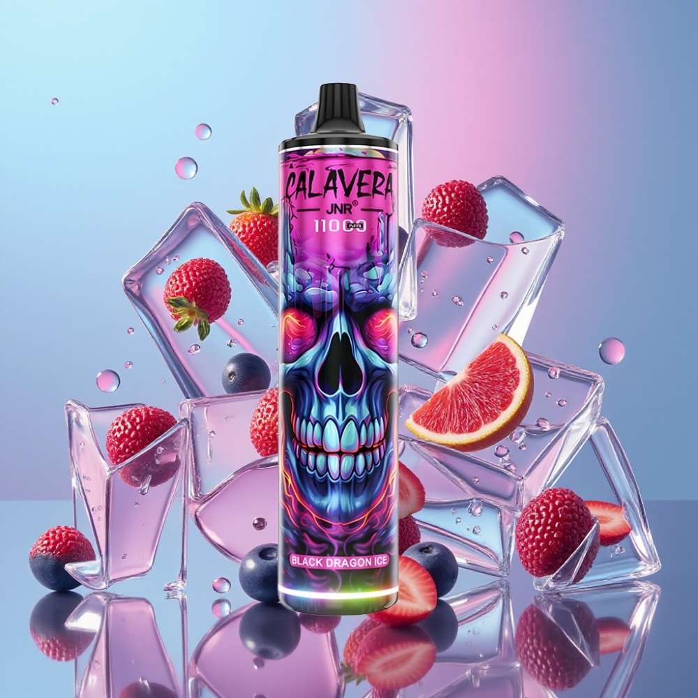 JNR Calavera 11000 Puffs Disposable Vape Čierny Dračie Ovocie, Type-C, 850mAh, 21ml JNR Calavera 11000 Puffs Disposable Vape Čierny Dračie Ovocie, Type-C, 850mAh, 21ml