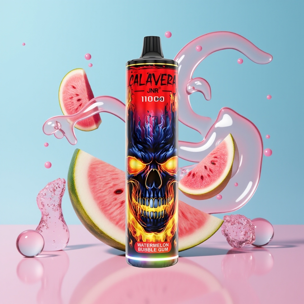 JNR Calavera 11000 Puffs Vodová žuvačka, Typ-C, 850mAh, 21ml, 1.0ohm JNR Calavera 11000 Puffs Vodová žuvačka, Typ-C, 850mAh, 21ml, 1.0ohm
