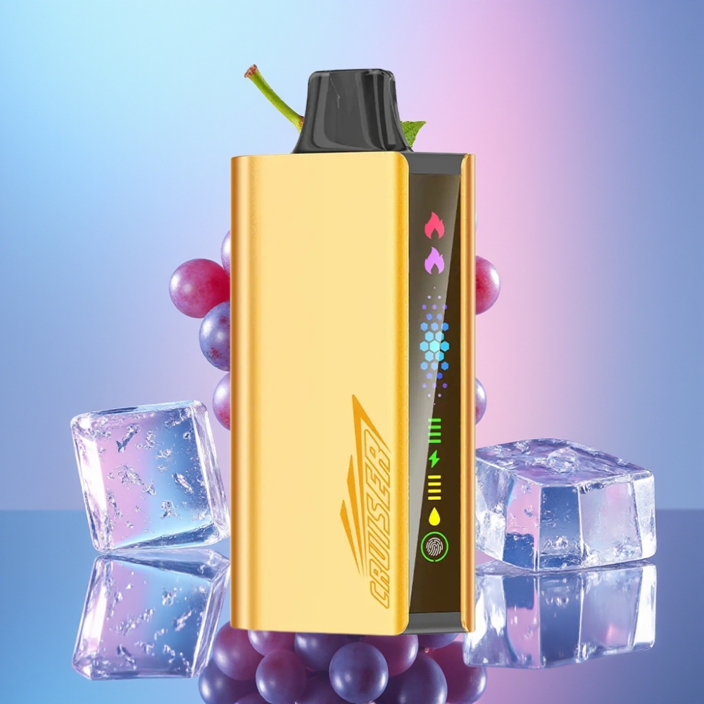 JNR Cruiser 12000 Puffs No-Charge Disposable Vape Hroznový ľad 25ml 3500mAh Dual Mesh JNR Cruiser 12000 Puffs No-Charge Disposable Vape Hroznový ľad 25ml 3500mAh Dual Mesh