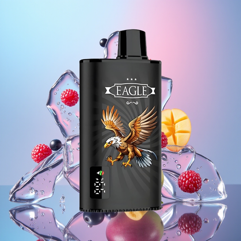 JNR EAGLE Smart 23000 Puffs Disposable Vape Čierna ríbezľa Mangová ľadová, 25ml, 750mAh, Typ-C JNR EAGLE Smart 23000 Puffs Disposable Vape Čierna ríbezľa Mangová ľadová, 25ml, 750mAh, Typ-C