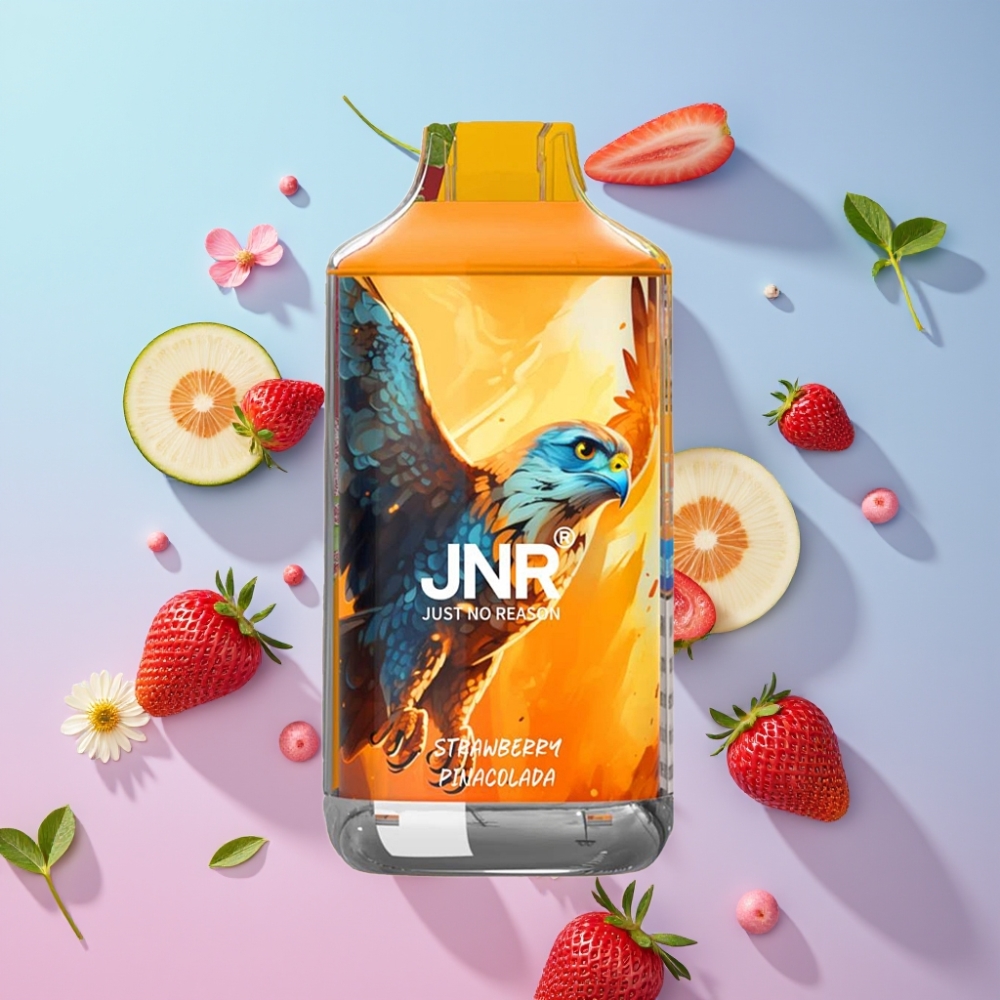 JNR Falcon 16000 Puffs Jahoda Pina Colada, 850mAh, 22ml, Dual Mesh Coil JNR Falcon 16000 Puffs Jahoda Pina Colada, 850mAh, 22ml, Dual Mesh Coil
