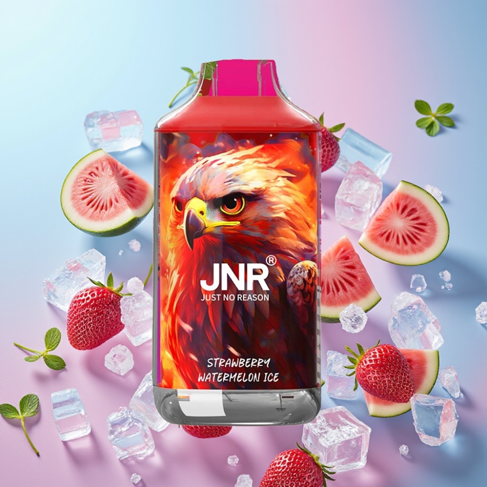 JNR Falcon 16000 Puffs Jahoda Vodný melón Ice 850mAh 22ml Dual Mesh Coil JNR Falcon 16000 Puffs Jahoda Vodný melón Ice 850mAh 22ml Dual Mesh Coil