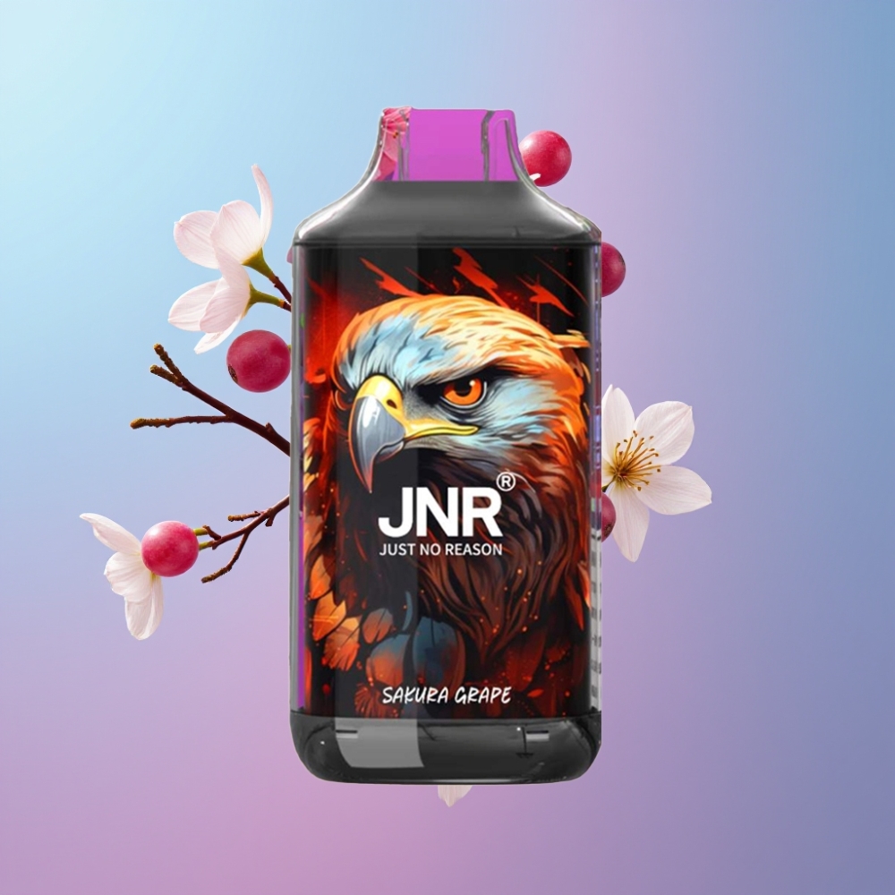 JNR Falcon 16000 Puffs Sakura Hrozno 850mAh 22ml Dual Mesh Coil JNR Falcon 16000 Puffs Sakura Hrozno 850mAh 22ml Dual Mesh Coil