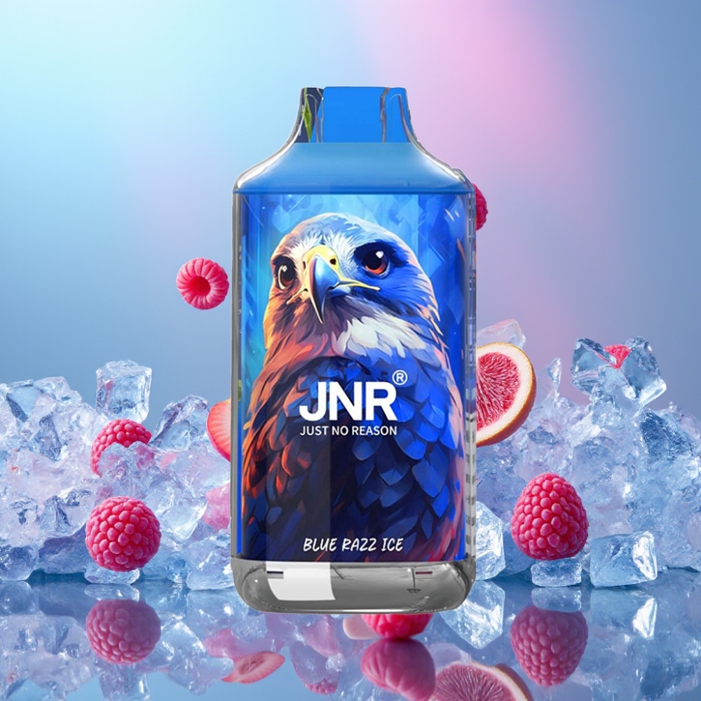 JNR Falcon Modrý Malinový ľad 16000 Puffs, 850mAh, 22ml, Dual Mesh Coil JNR Falcon Modrý Malinový ľad 16000 Puffs, 850mAh, 22ml, Dual Mesh Coil