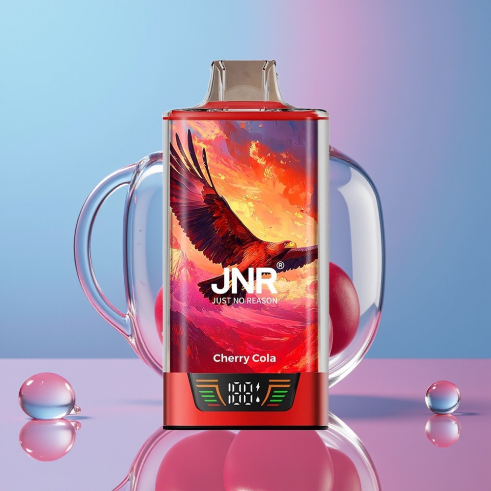 JNR Falcon Pro 28000 Cherry Cola 30ml/950mAh/28000 ťahov/5% nikotínu JNR Falcon Pro 28000 Cherry Cola 30ml/950mAh/28000 ťahov/5% nikotínu