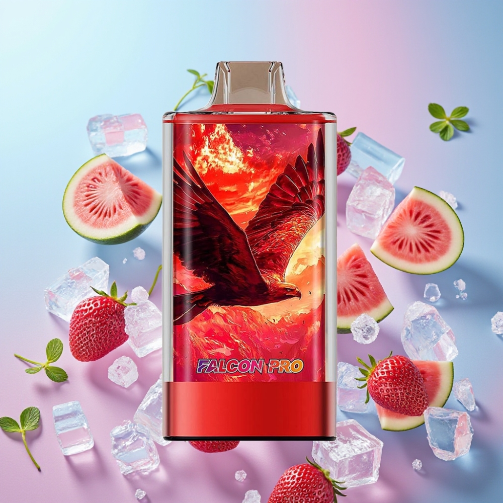 JNR Falcon Pro 28000 Disposable Vape Jahoda Melónový ľad 30ml 950mAh 28000 Puffs