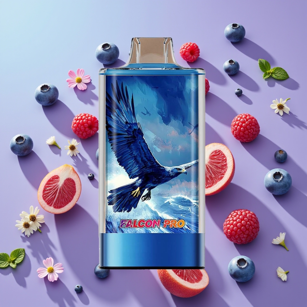 JNR Falcon Pro 28000 Disposable Vape Čučoriedka Kyslá Malina 30ml/950mAh/28000 Fajok