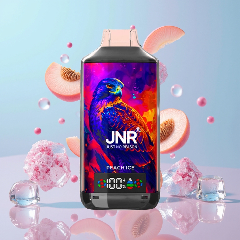 JNR Falcon X 18000 Puffs Broskyňa Ľadová – 24ml, Dual Mesh Coil, Type-C JNR Falcon X 18000 Puffs Broskyňa Ľadová – 24ml, Dual Mesh Coil, Type-C