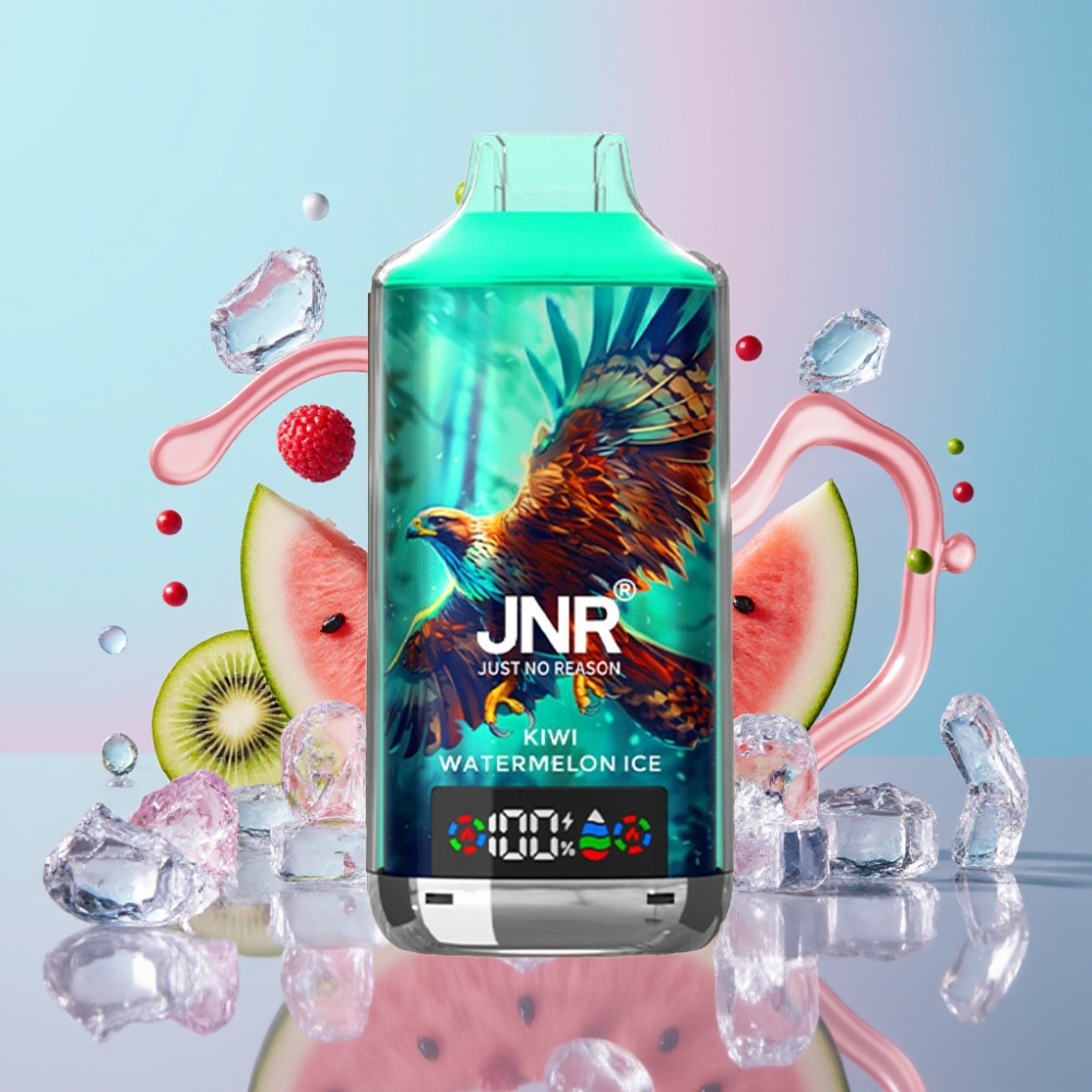 JNR Falcon X 18000 Puffs Kiwi Watermelon Ice 24ml 5% Dual Mesh JNR Falcon X 18000 Puffs Kiwi Watermelon Ice 24ml 5% Dual Mesh