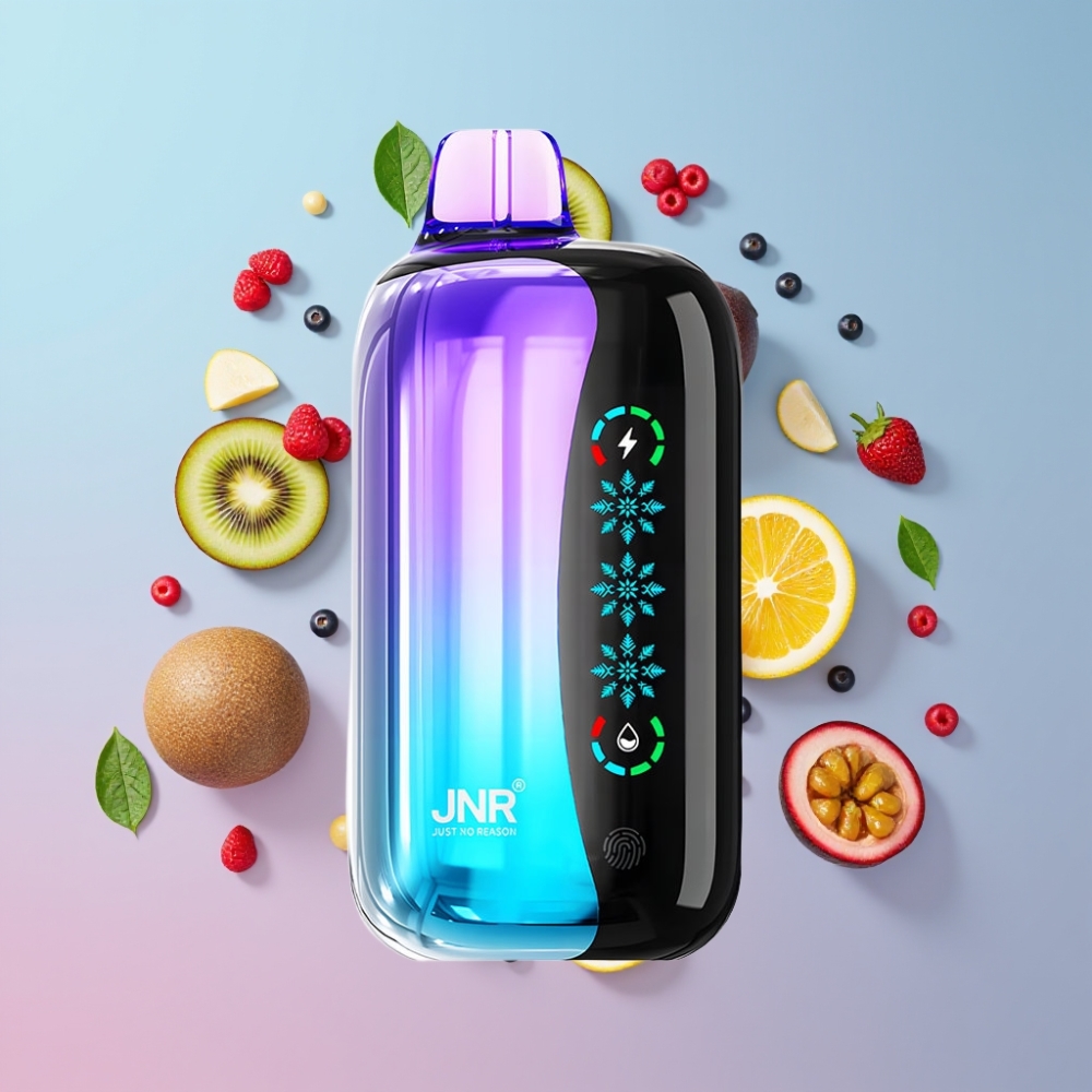 JNR Flex Ice 21000 Pufov Jednorázová Vape Kiwi Maracuja Guava, 26ml, 1.2 Ohm Dual Mesh JNR Flex Ice 21000 Pufov Jednorázová Vape Kiwi Maracuja Guava, 26ml, 1.2 Ohm Dual Mesh