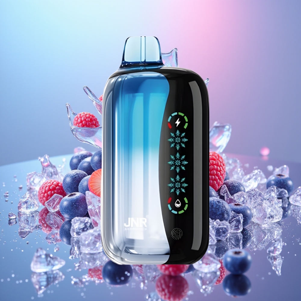 JNR Flex Ice Čučoriedková ľadová 21000 Puffov, 26ml, Airflow JNR Flex Ice Čučoriedková ľadová 21000 Puffov, 26ml, Airflow