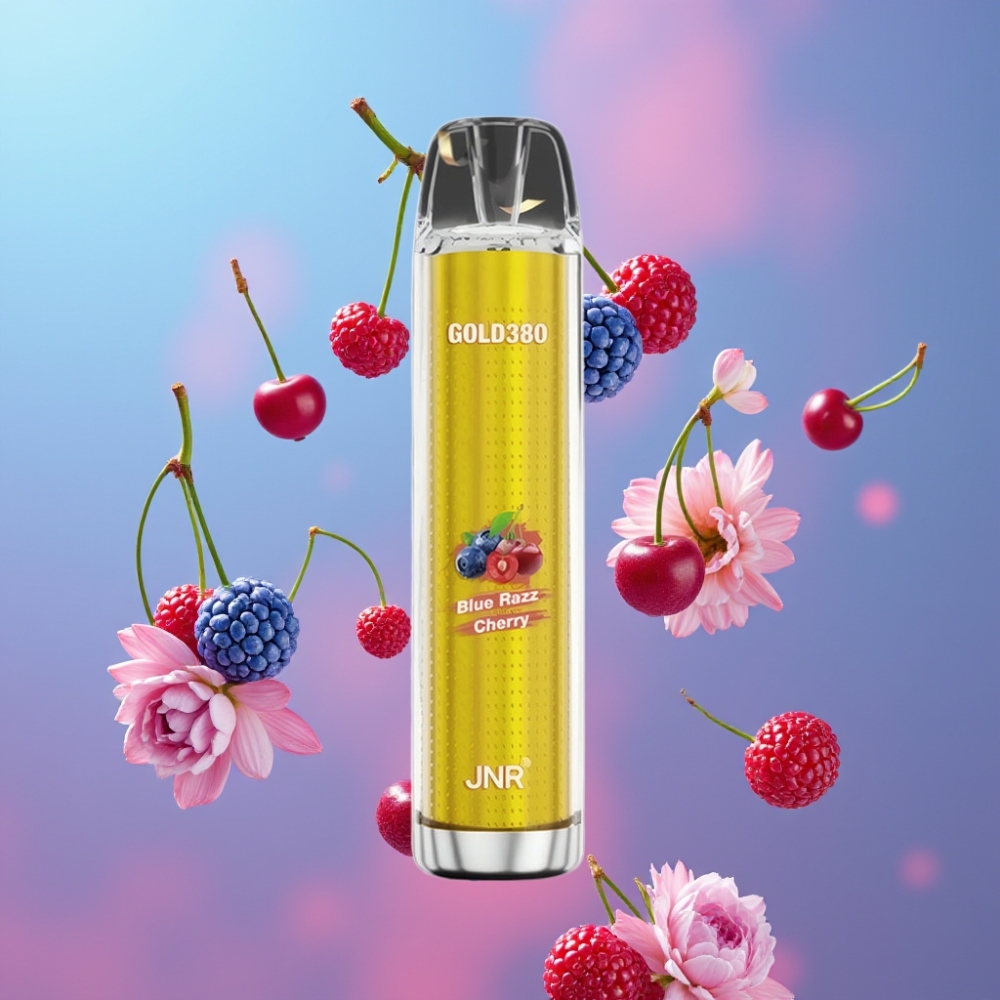 JNR Gold380 6000 Puffs Disposable Vape Modrá Malina Čerešňa 6000 Puffs 1500mAh 13ml JNR Gold380 6000 Puffs Disposable Vape Modrá Malina Čerešňa 6000 Puffs 1500mAh 13ml