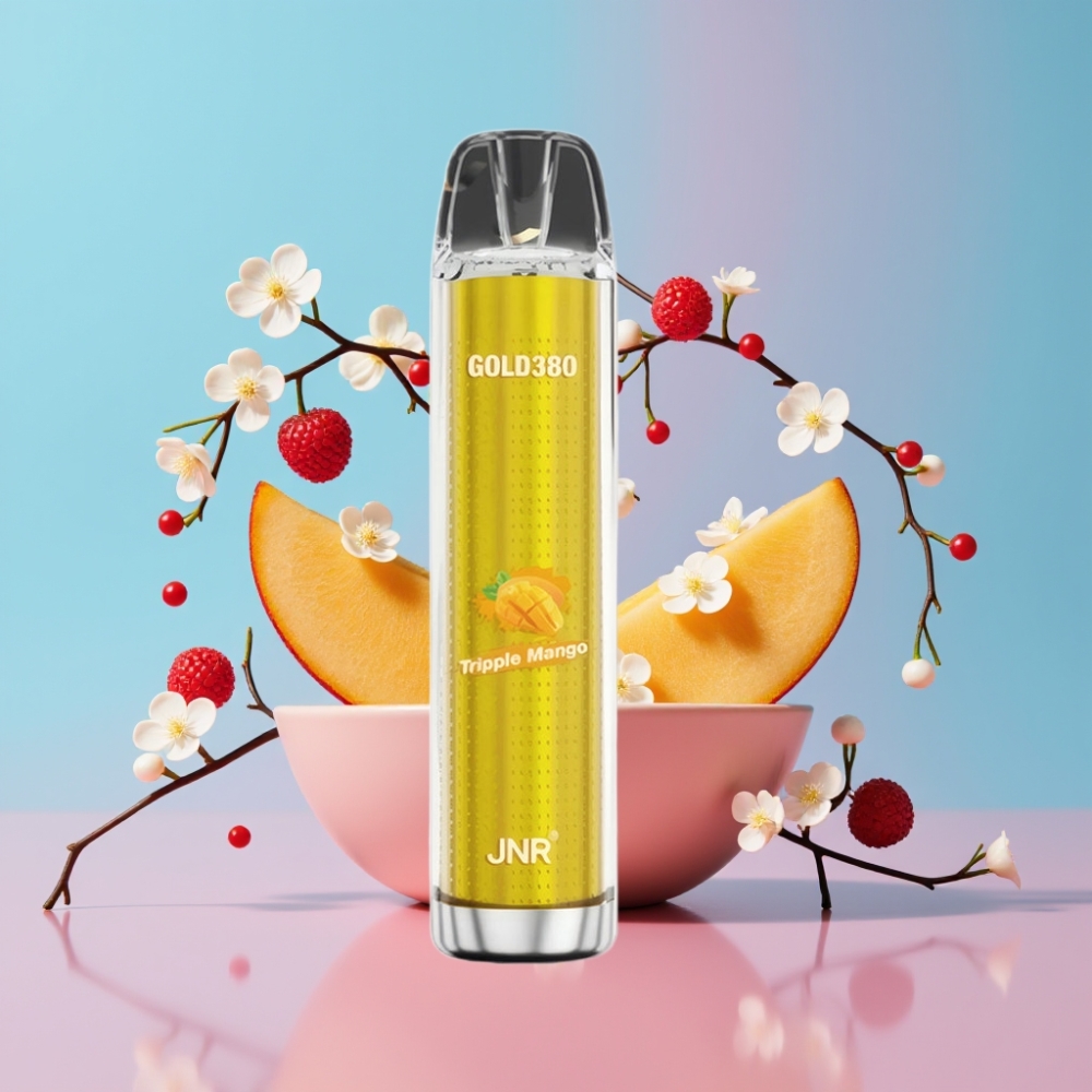 JNR Gold380 6000 Puffs Disposable Vape Trojitý Mango 1500mAh 1.0ohm 13ml JNR Gold380 6000 Puffs Disposable Vape Trojitý Mango 1500mAh 1.0ohm 13ml