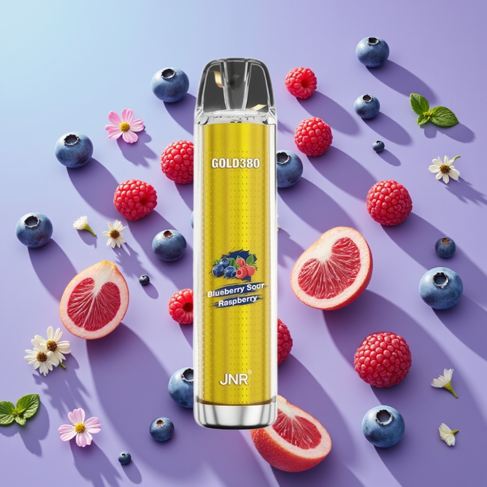 JNR Gold380 6000 Puffs Disposable Vape Čučoriedka Kyslá Malina 6000 Puffs 1500mAh 13ml JNR Gold380 6000 Puffs Disposable Vape Čučoriedka Kyslá Malina 6000 Puffs 1500mAh 13ml