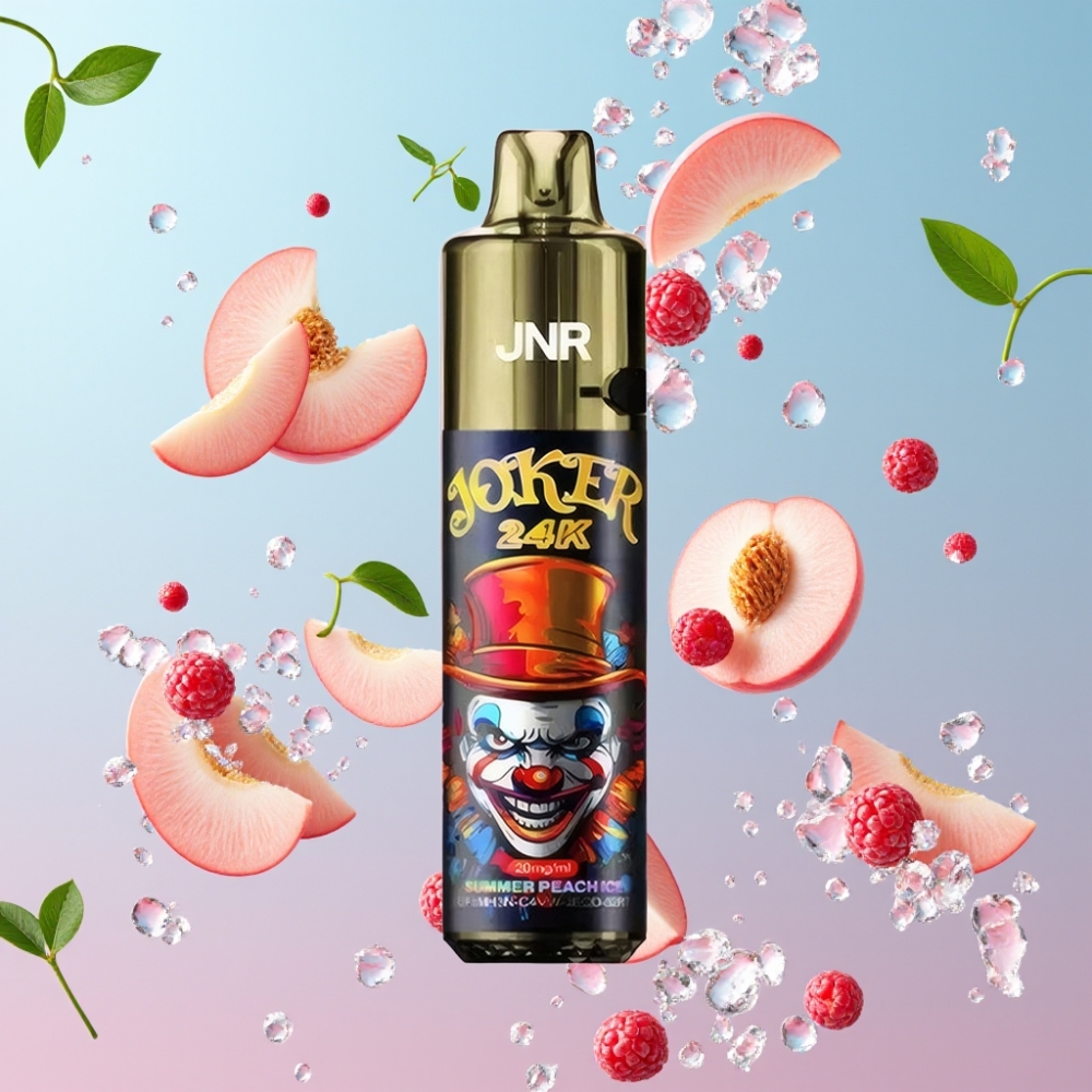 JNR Joker 24K Puffs 10ml Refillable Pod, 800mAh, Letný Broskyňový ľad