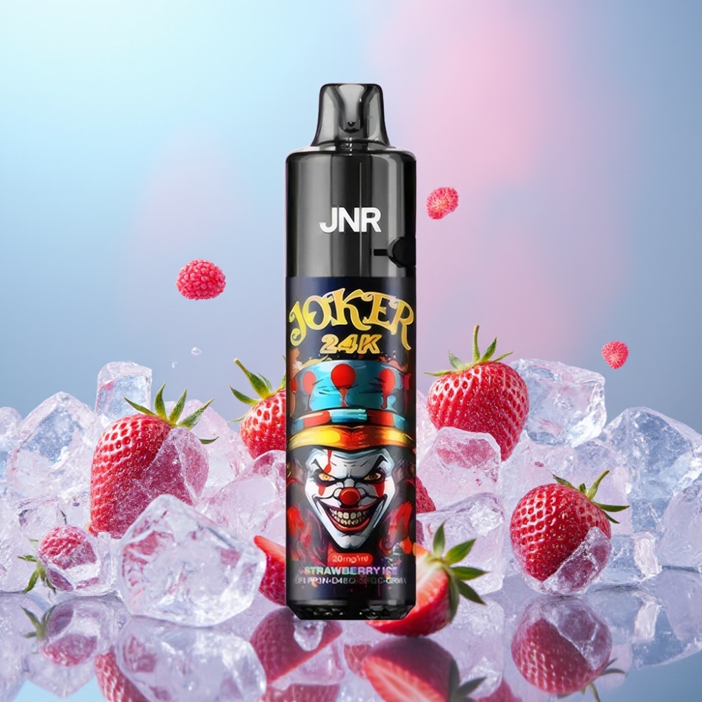 JNR Joker 24K Puffs 2+10ml Plniteľný Pod, Jahodový Ľad, 800mAh, Typ-C