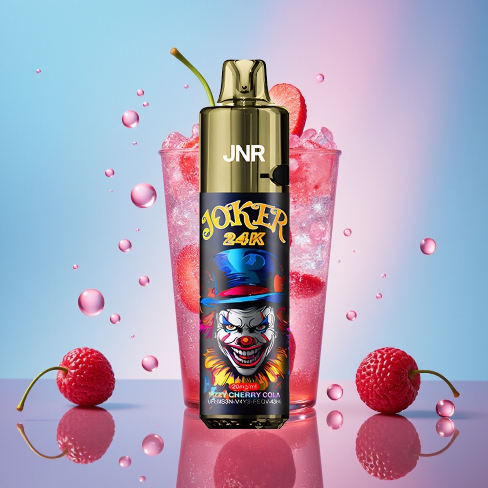 JNR Joker 24K Puffs Disposable Vape Šumivá Čerešňová Kola 2+10ml 800mAh 24000 Puffs JNR Joker 24K Puffs Disposable Vape Šumivá Čerešňová Kola 2+10ml 800mAh 24000 Puffs