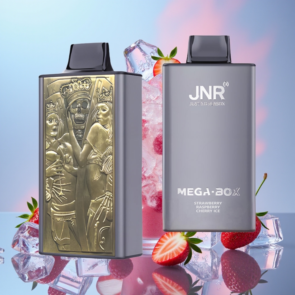 JNR Mega Box 25000 Puffs Disposable Vape Jahoda Malina Čerešňový ľad 30ml 850mAh Dual Mesh