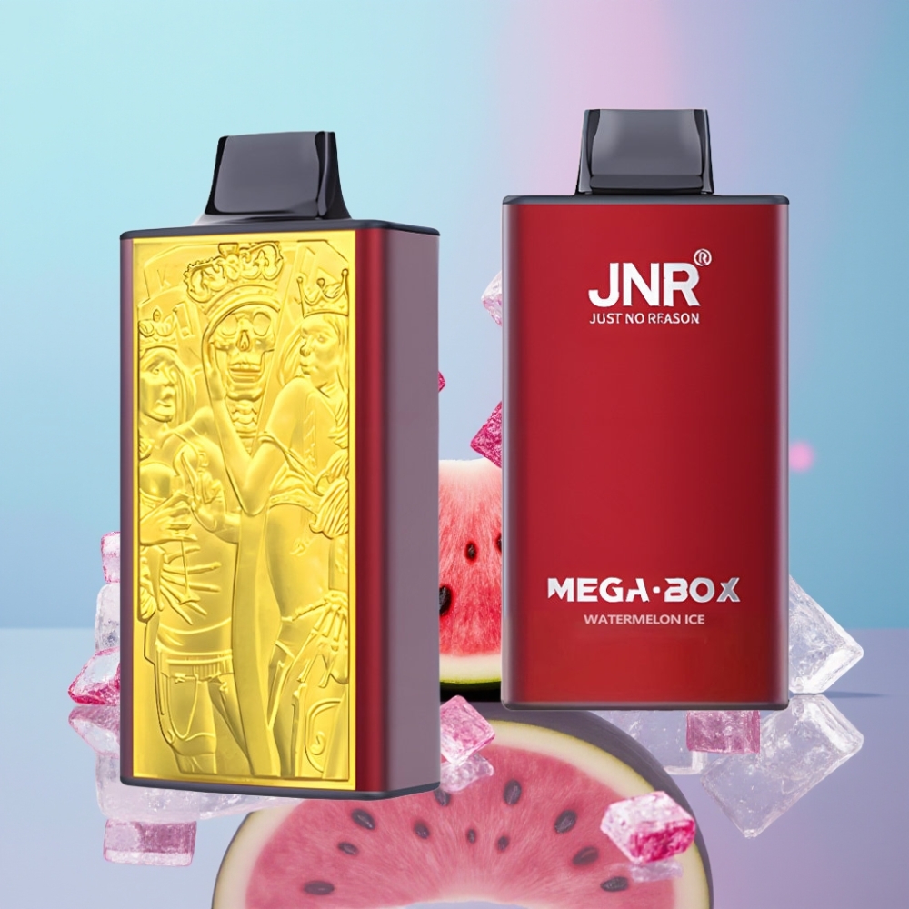 JNR Mega Box 25000 Puffs Disposable Vape Vodňový ľad, 30ml, 850mAh, Dual Mesh