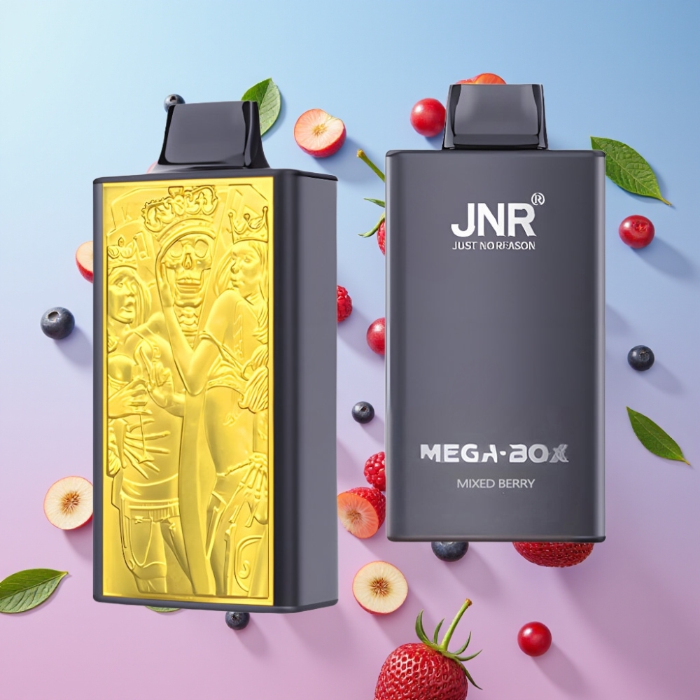JNR Mega Box 25000 Puffs Disposable Vape Zmiešané Bobule, 30ml, 850mAh, Dual Mesh