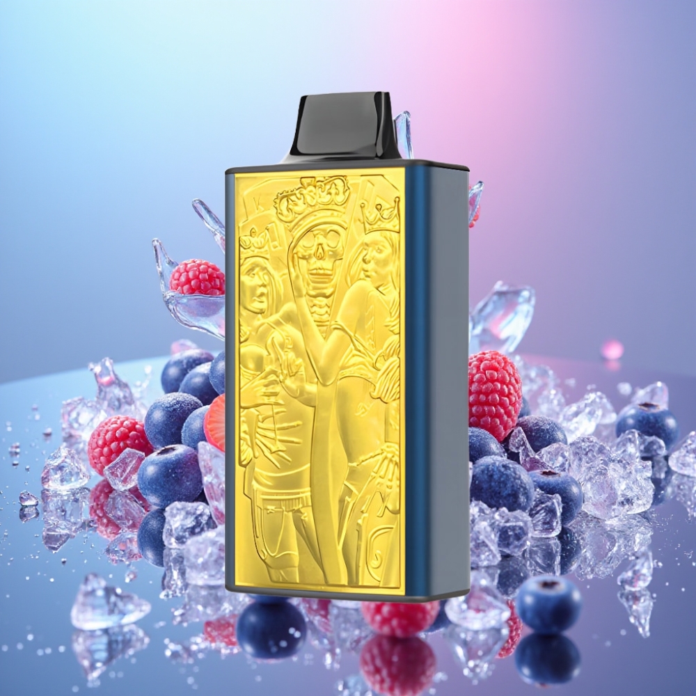 JNR Mega Box 25000 Puffs Disposable Vape Čučoriedkový ľad, 30ml, 850mAh, Dual Mesh Coil