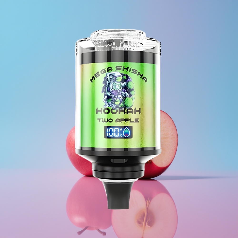 JNR Mega Shisha Hookah 100K Stolová Kompatibilita Dve Jablká 100000 puffov 60ml 2200mAh JNR Mega Shisha Hookah 100K Stolová Kompatibilita Dve Jablká 100000 puffov 60ml 2200mAh