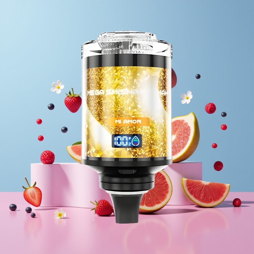 JNR Mega Shisha Hookah 100K Stolová Kompatibilita Mi Amor 60ml 2200mAh Typ-C JNR Mega Shisha Hookah 100K Stolová Kompatibilita Mi Amor 60ml 2200mAh Typ-C