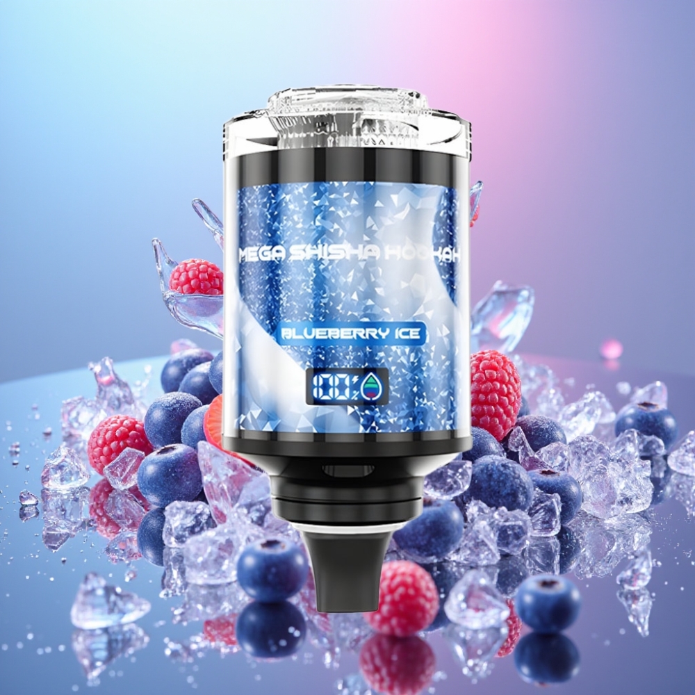 JNR Mega Shisha Hookah Stolová Kompatibilita Borovica s ľadom 100K 60ml 2200mAh JNR Mega Shisha Hookah Stolová Kompatibilita Borovica s ľadom 100K 60ml 2200mAh