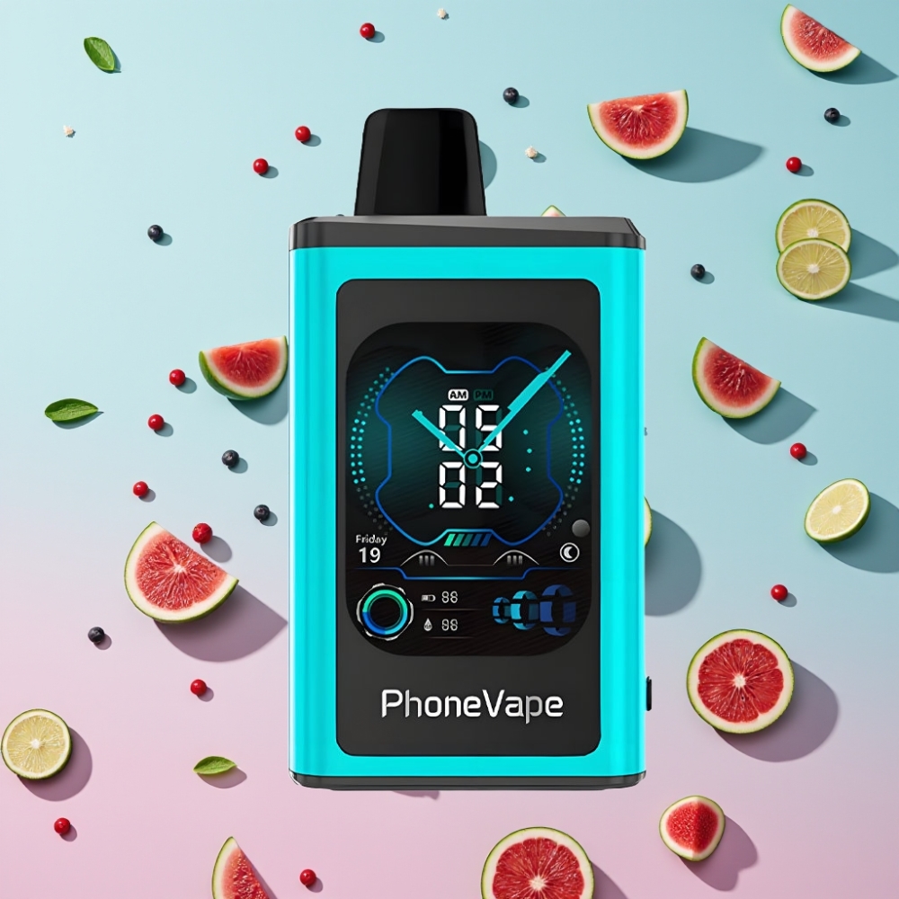 JNR PhoneVape 30000 puffs Disposable Vape Miami Mäta, 850mAh, Turbo Mode, Full Display JNR PhoneVape 30000 puffs Disposable Vape Miami Mäta, 850mAh, Turbo Mode, Full Display