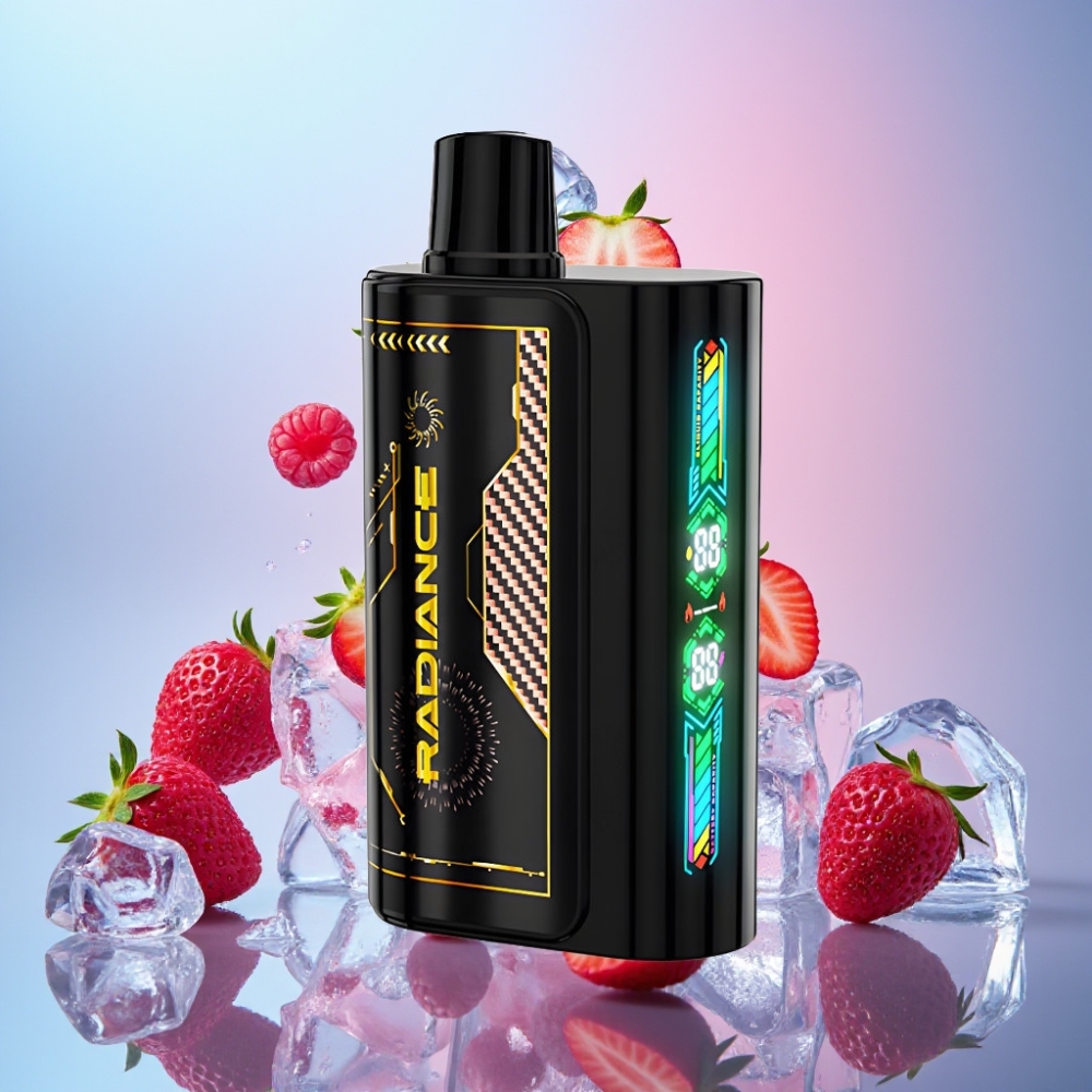 JNR Radiance 31000 Puffs Disposable Vape JAHODA MALINA ČEREŠŇA ĽAD, 28ml, Dual Mesh Coil JNR Radiance 31000 Puffs Disposable Vape JAHODA MALINA ČEREŠŇA ĽAD, 28ml, Dual Mesh Coil
