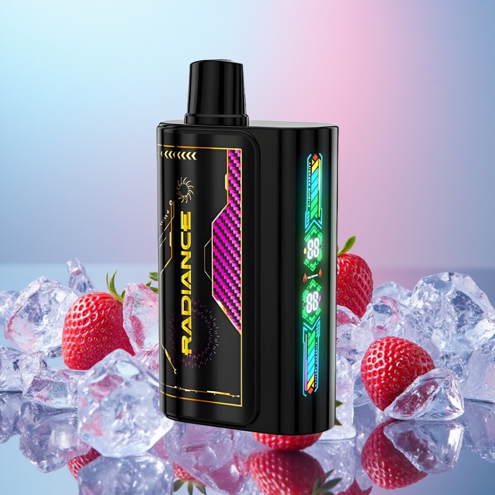 JNR Radiance 31000 Puffs Disposable Vape JAHODOVÝ ĽAD, 28ml, Dual Mesh Coil, 950mAh JNR Radiance 31000 Puffs Disposable Vape JAHODOVÝ ĽAD, 28ml, Dual Mesh Coil, 950mAh