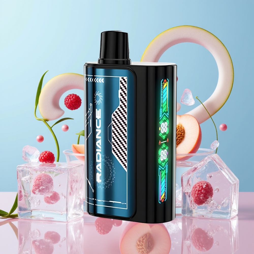 JNR Radiance 31000 Puffs Disposable Vape LETNÁ BROSKVOVÁ ĽADOVÁ 28ml 950mAh JNR Radiance 31000 Puffs Disposable Vape LETNÁ BROSKVOVÁ ĽADOVÁ 28ml 950mAh