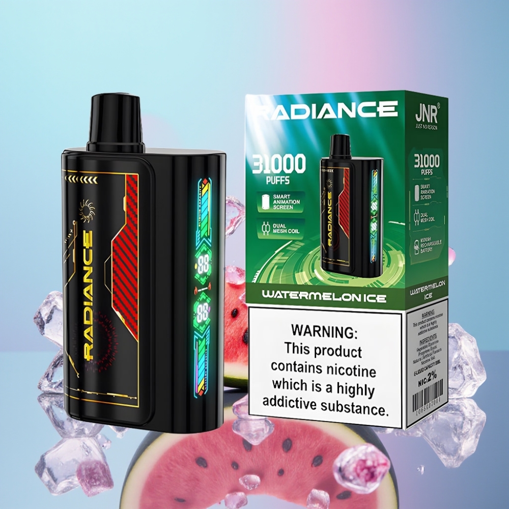 JNR Radiance 31000 Puffs Vodná melónová ľadová 28ml Dual Mesh 950mAh