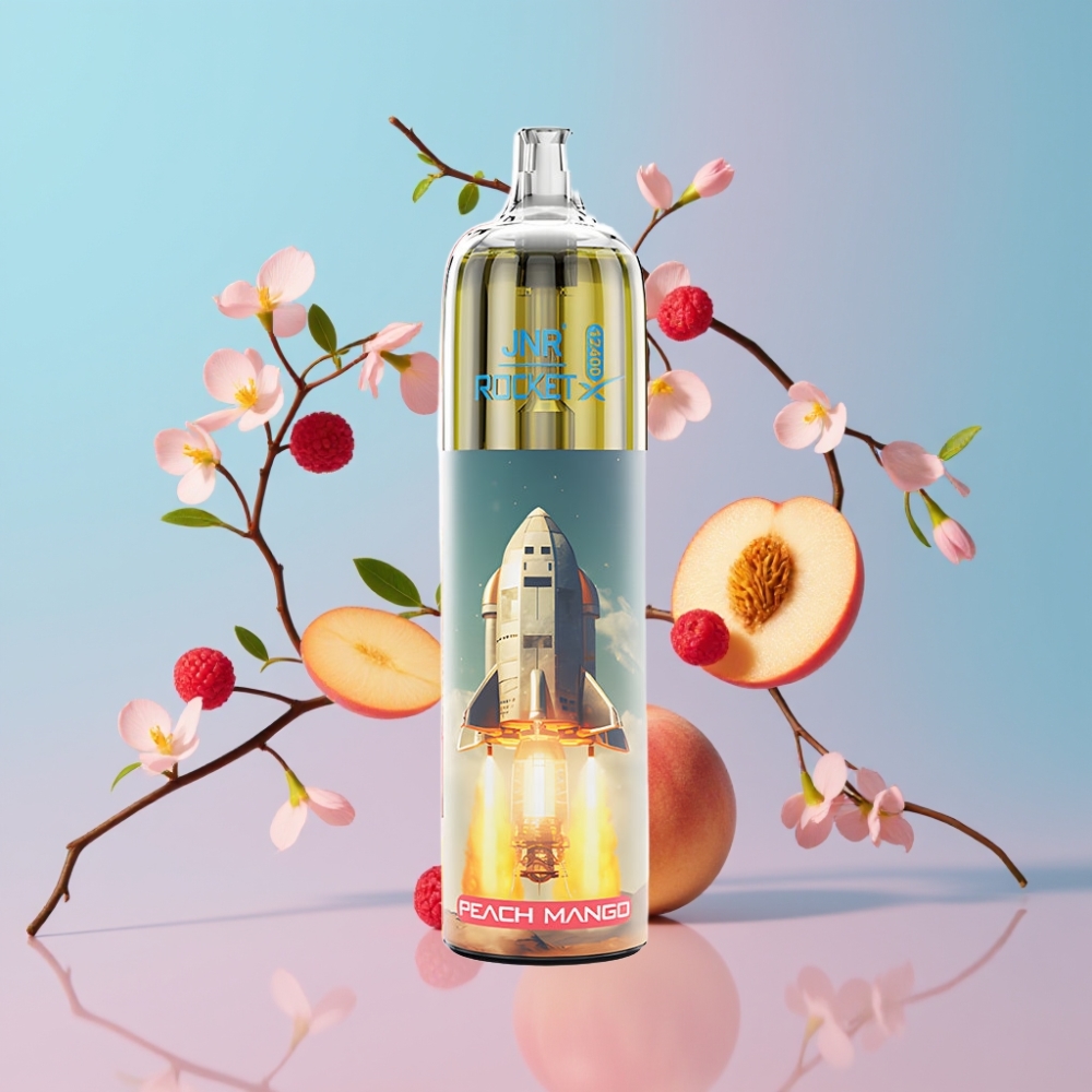 JNR Rocket-X 12400 Puffs Disposable Vape Broskyňa Mango, 25ml, RGB, 1.2ohm Mesh JNR Rocket-X 12400 Puffs Disposable Vape Broskyňa Mango, 25ml, RGB, 1.2ohm Mesh