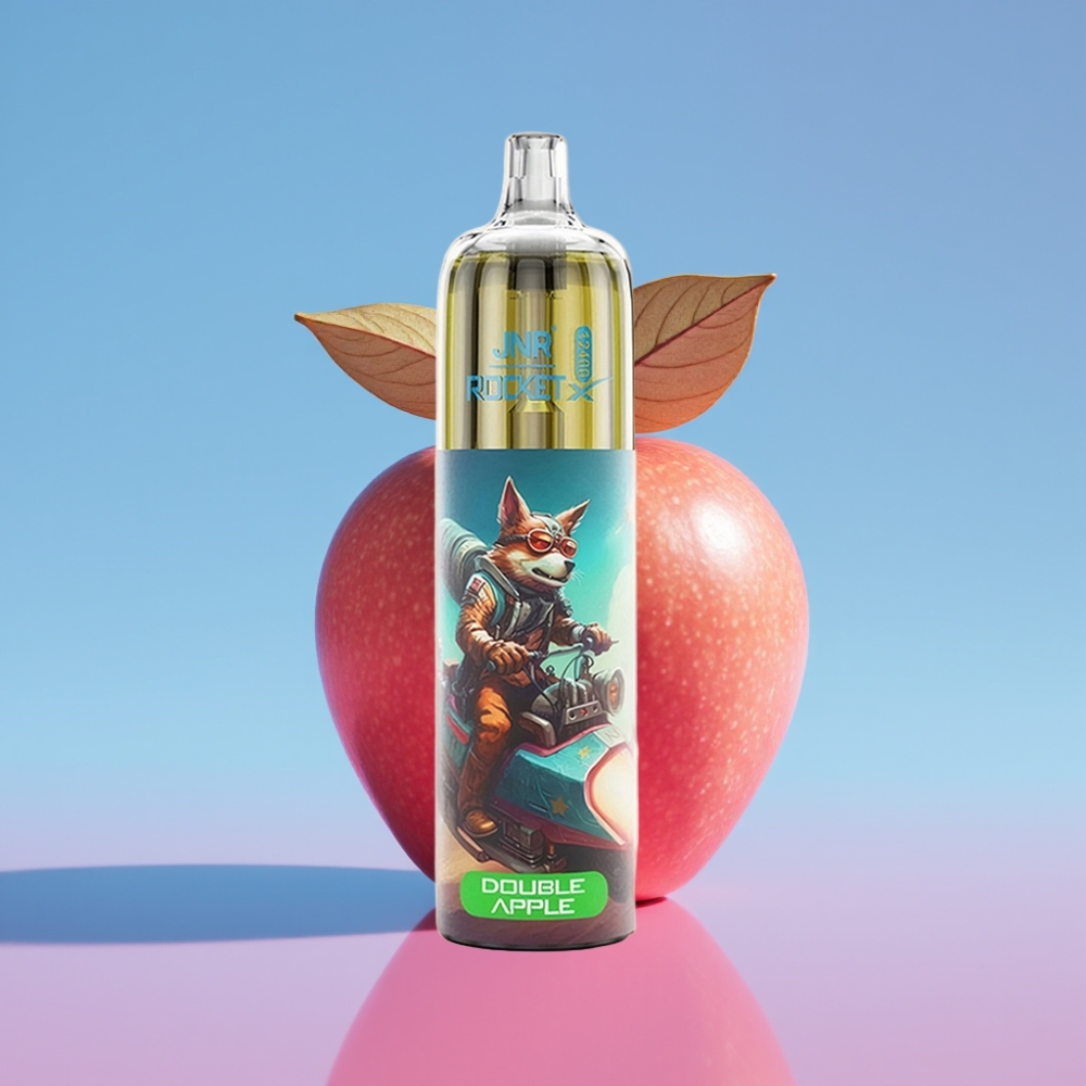 JNR Rocket-X 12400 Puffs Disposable Vape Dvojité jablko, RGB, 25ml, 850mAh