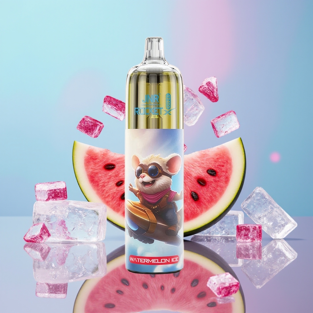 JNR Rocket-X 12400 Puffs Disposable Vape Melónový ľad, 25ml, RGB, 850mAh