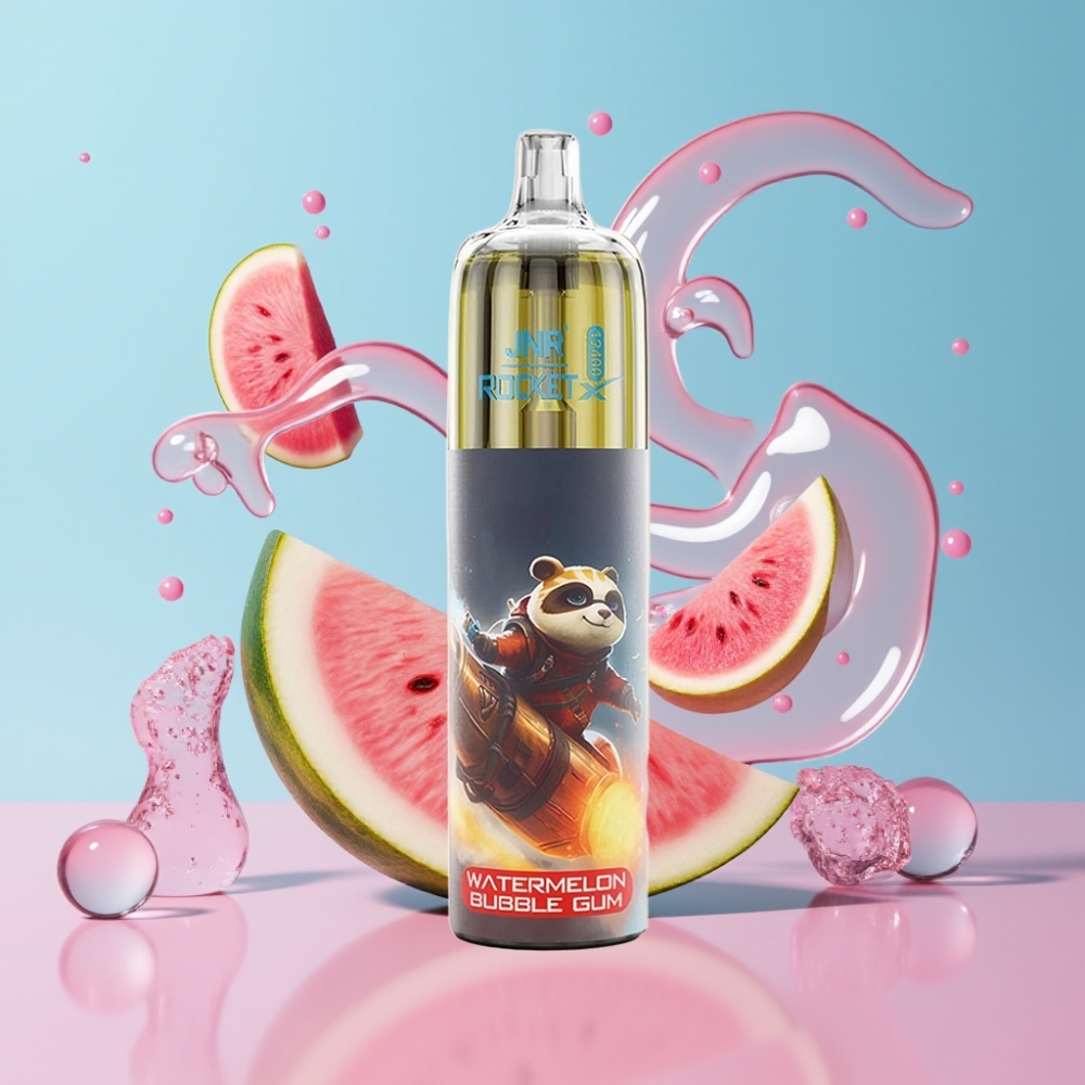 JNR Rocket-X 12400 Puffs Disposable Vape Melónová žuvačka, 25ml, 850mAh, Typ-C
