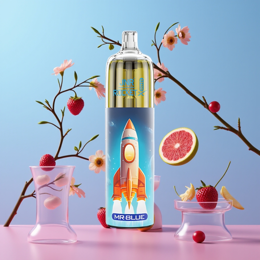 JNR Rocket-X 12400 Puffs Disposable Vape Pán Modrý, 25ml, 850mAh, Typ-C JNR Rocket-X 12400 Puffs Disposable Vape Pán Modrý, 25ml, 850mAh, Typ-C