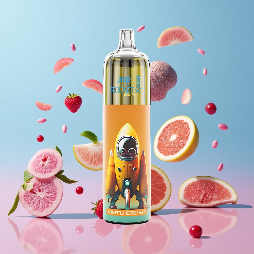 JNR Rocket-X 12400 Puffs Disposable Vape Víchrová Krása, Adjustable Airflow, RGB, 25ml JNR Rocket-X 12400 Puffs Disposable Vape Víchrová Krása, Adjustable Airflow, RGB, 25ml